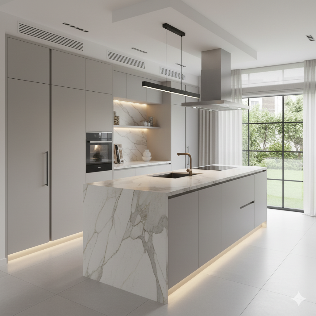 Cocina Premium La Finca Reforma de Lujo en Madrid Cerramientas y Cortinas de Cristal NANS el viso madrid